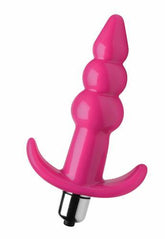 Bubbly Vibrerende Anaalplug Met Ribbels - PlayForFun